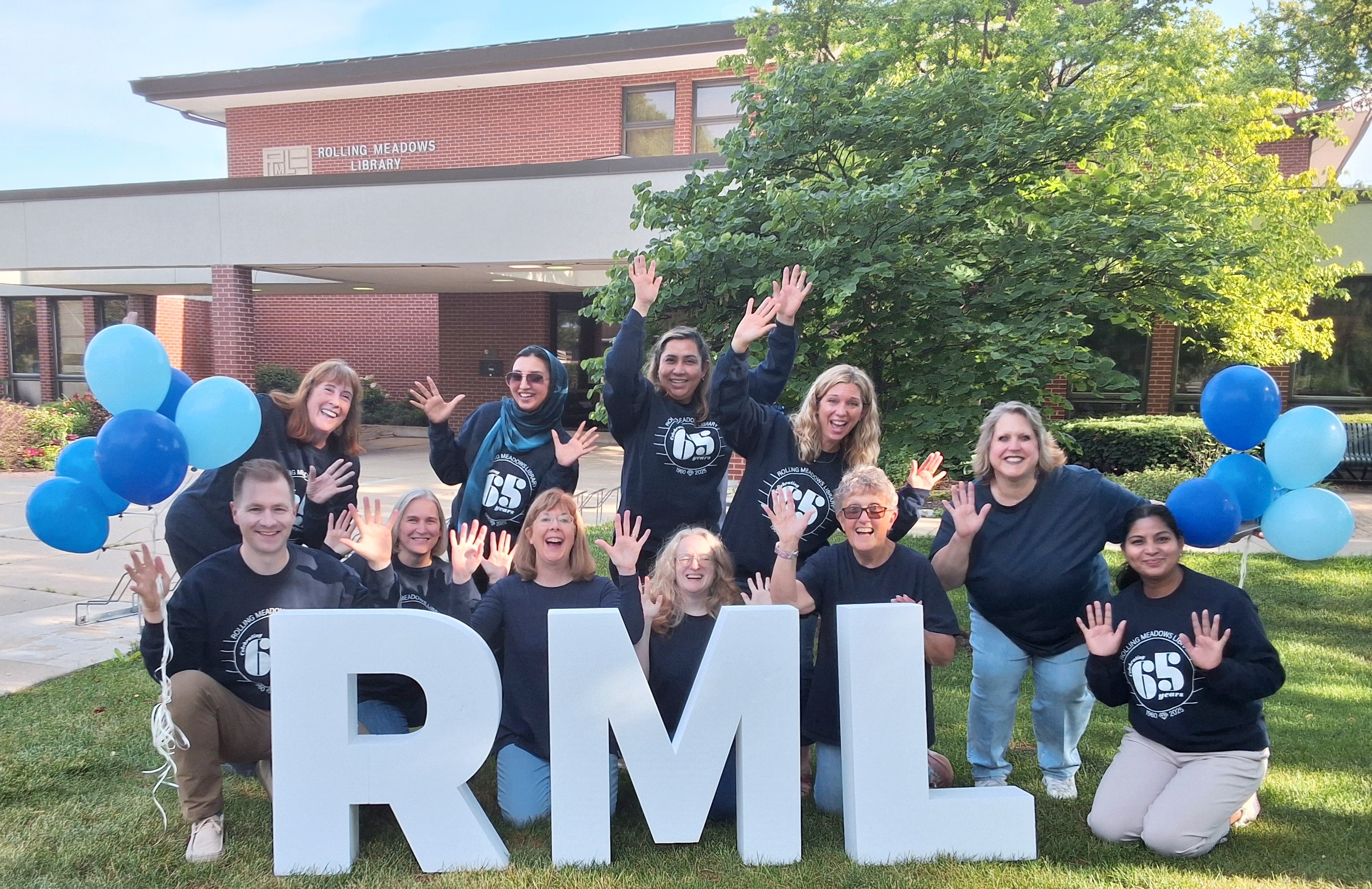 Rolling Meadows Staff Celebrating